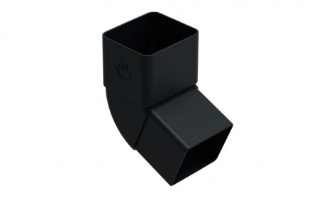 Галеко КО 80-67° колено ПВХ2 черный