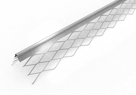 Профиль углозащитный сетчатый У-35 3м (оцинкованный)