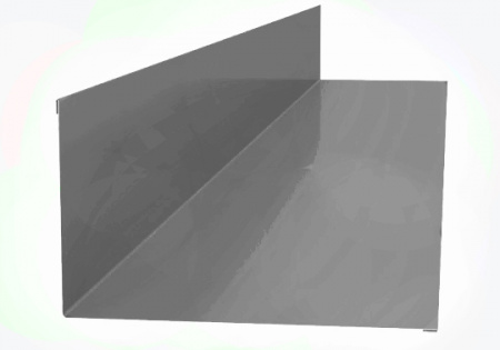 Планка примыкания 20х150х150х20 2000мм RAL 7004 серая (ПМ-0.45-0417-3)