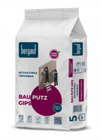 Bau Putz Gips 5кг влево