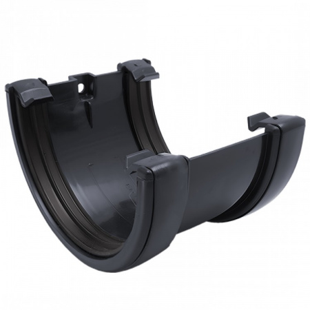 Соединитель желоба графит 